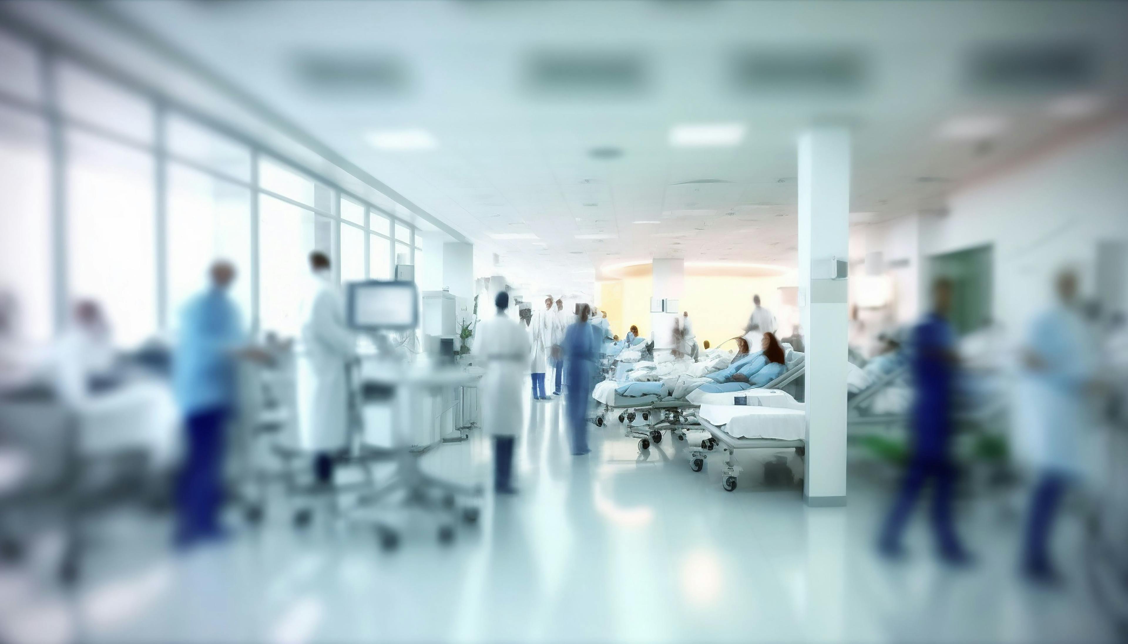 Blurry hospital scene -- Image credit: Kurosch | stock.adobe.com