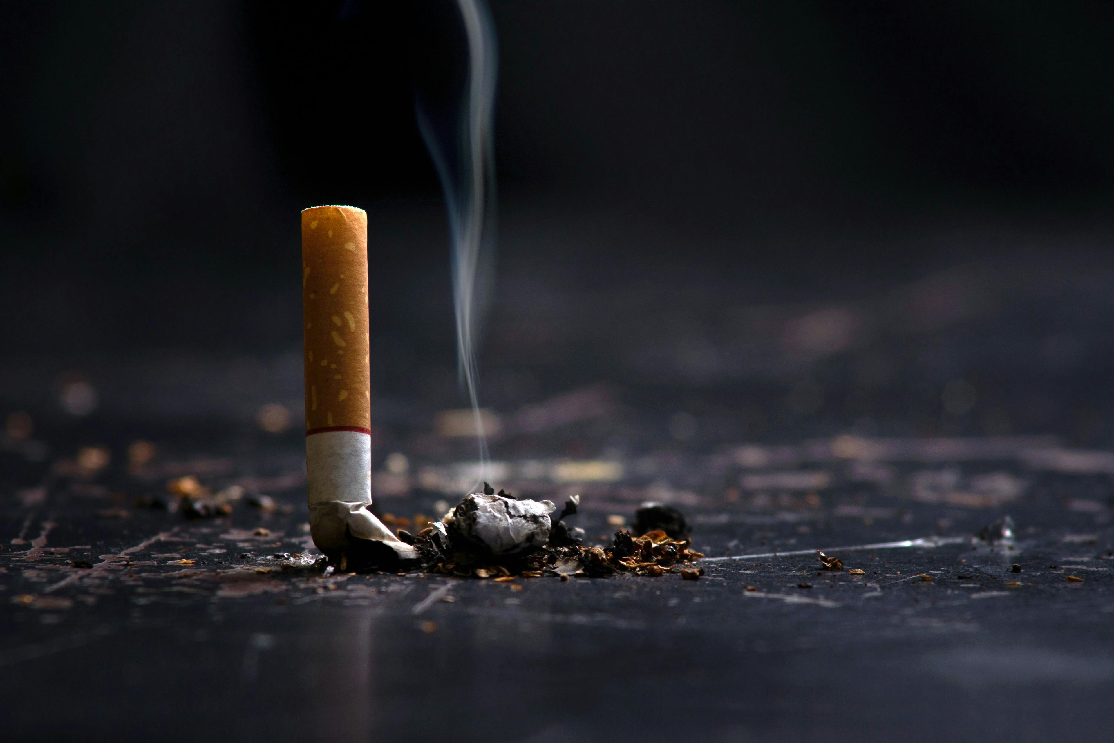 World No Tobacco Day Concept Stop Smoking.tobacco cigarette butt on the floor | | Image credit: Pcess609 - stock.adobe.com