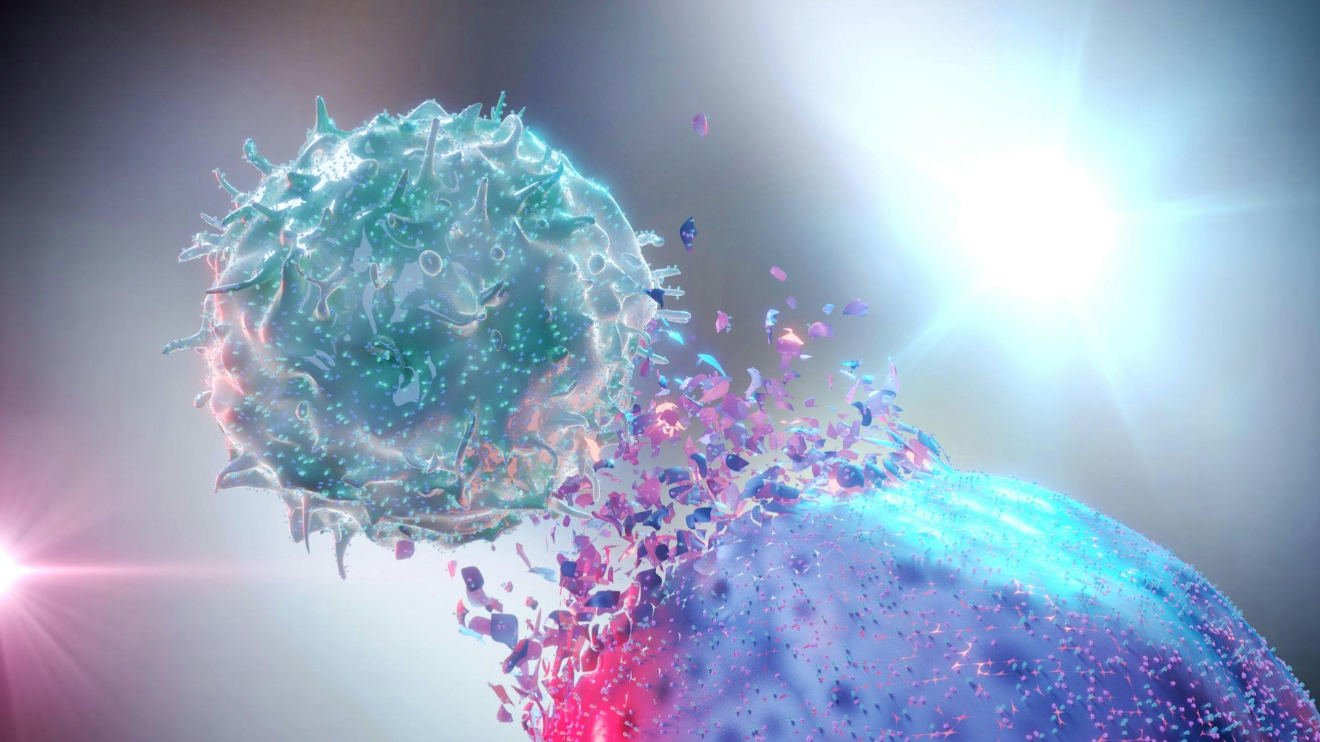 Due to relatively simple cues for activation, NK-cells have gained significant attention in the field of cancer immunotherapy. Image Credit: Adobe Stock - Alpha Tauri 3D