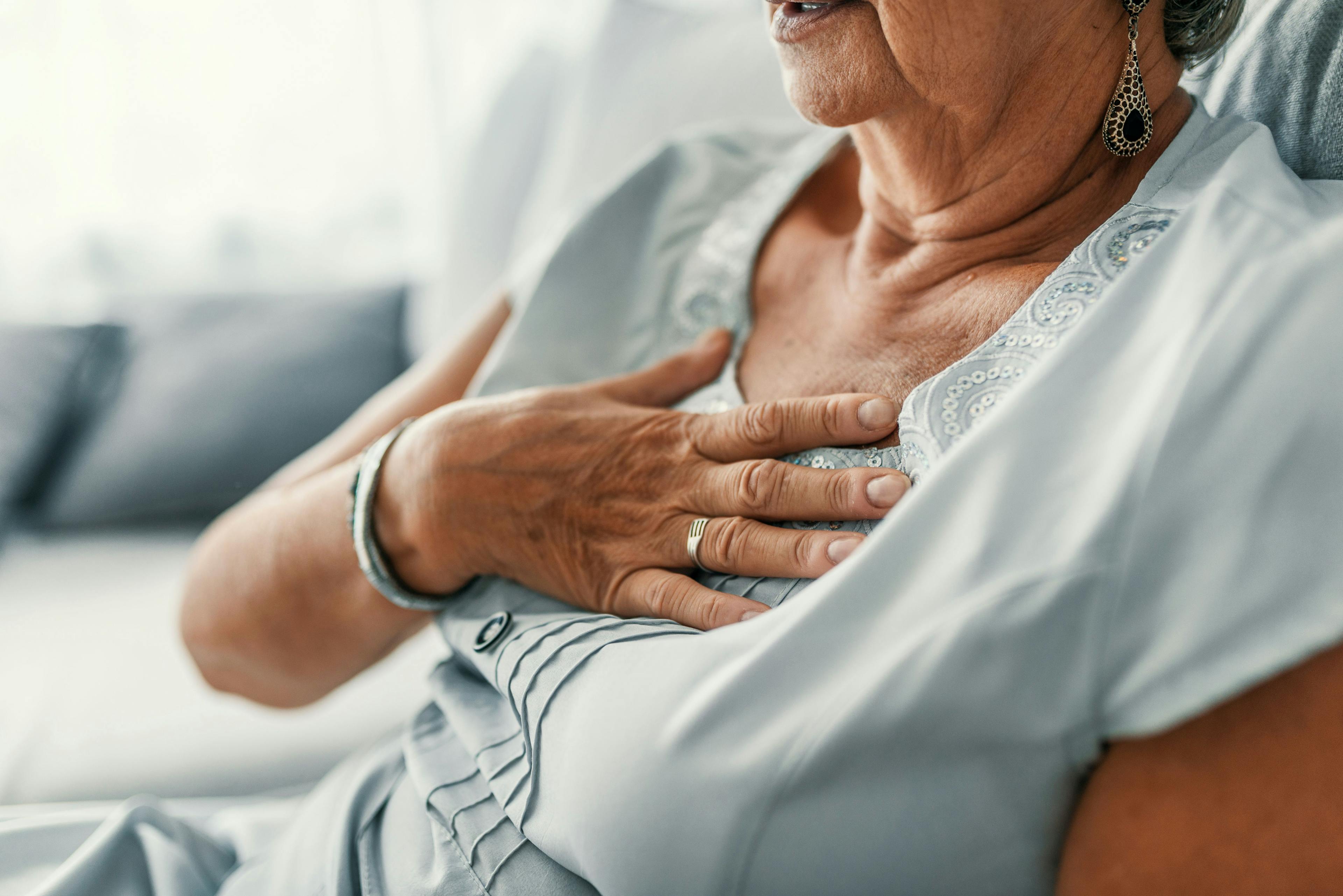 Female with chest pain | Image Credit: Dragana Gordic - stock.adobe.com