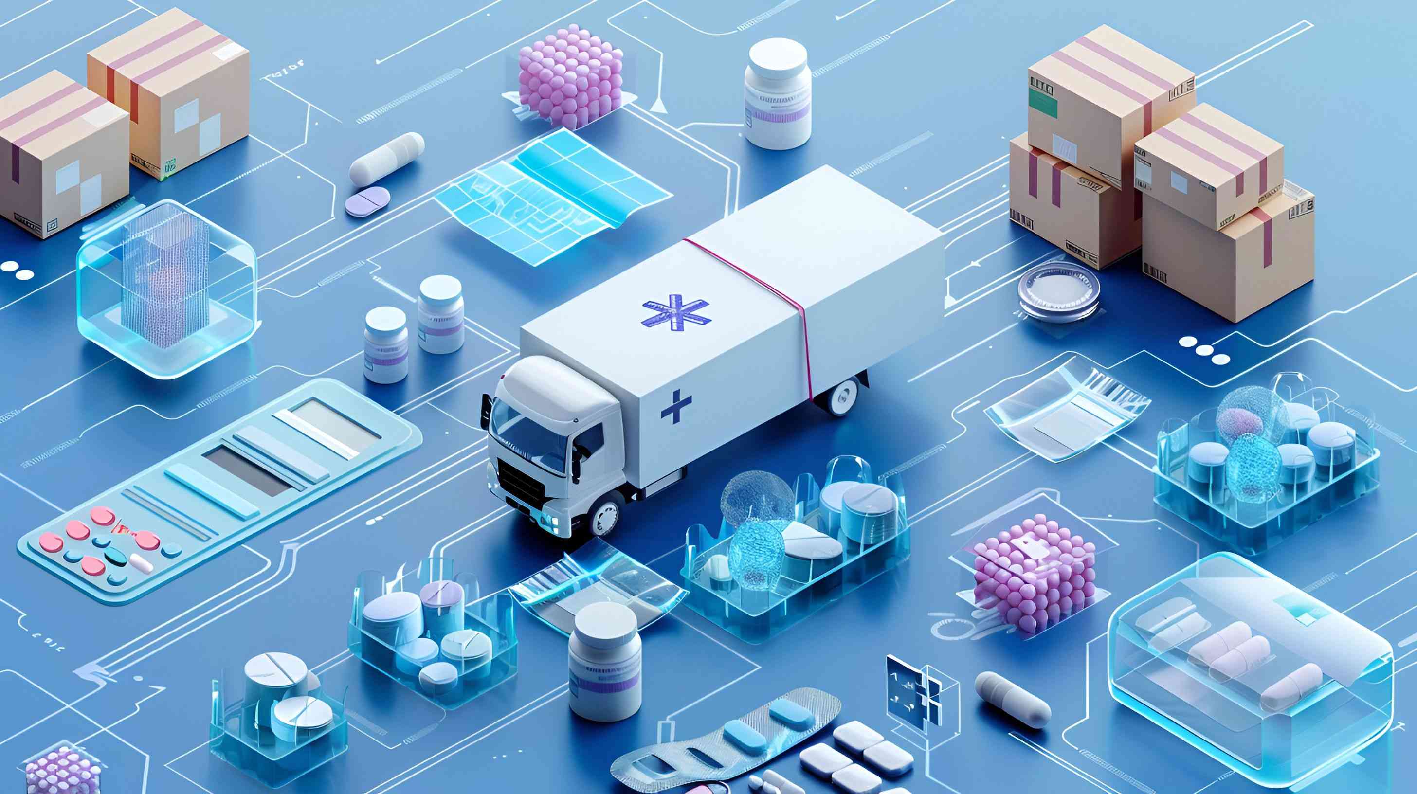 Efficient healthcare supply chain management ensures timely delivery of medical supplies and medications