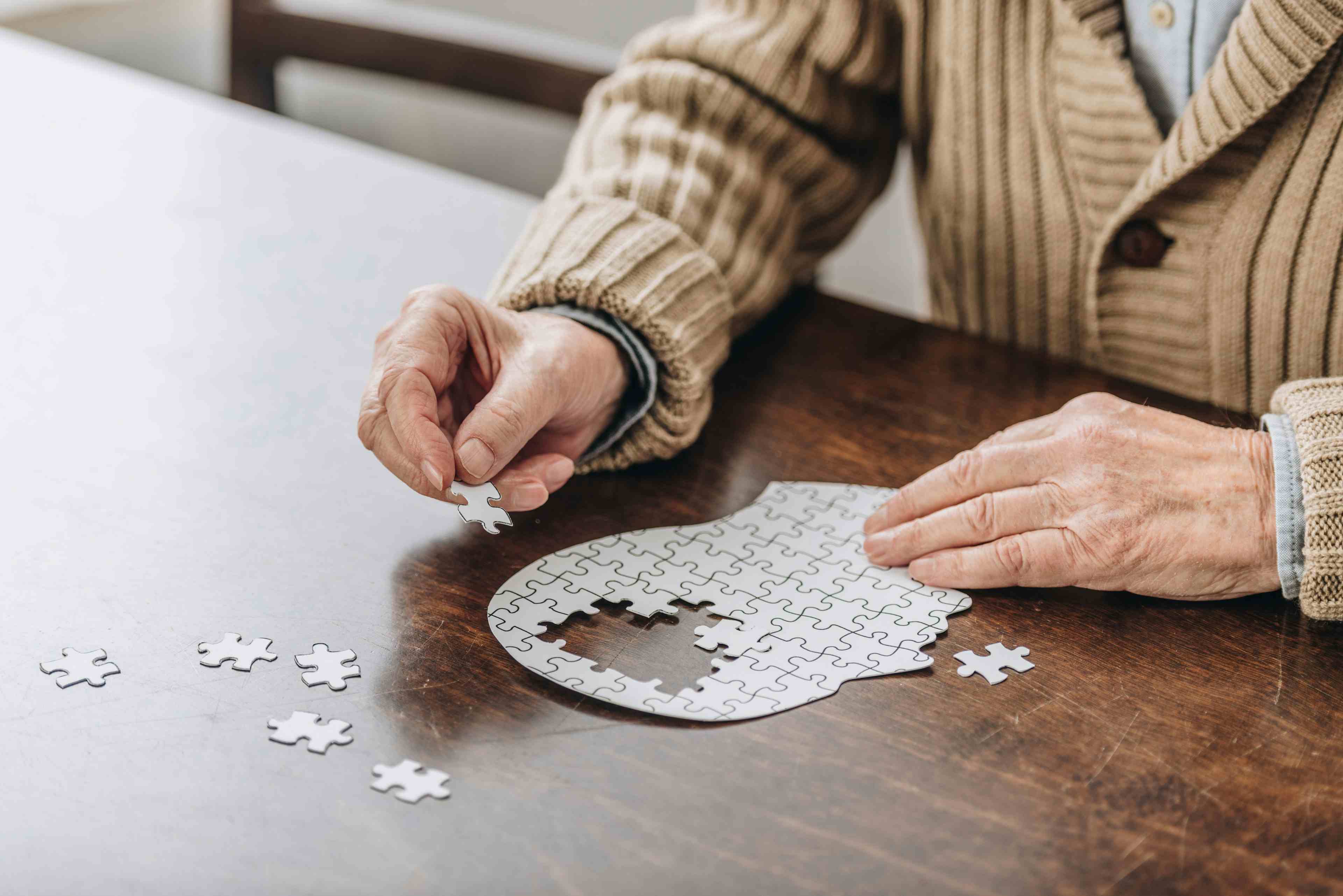 Elderly man completing puzzle Image credit: LIGHTFIELD STUDIOS | stock.adobe.com