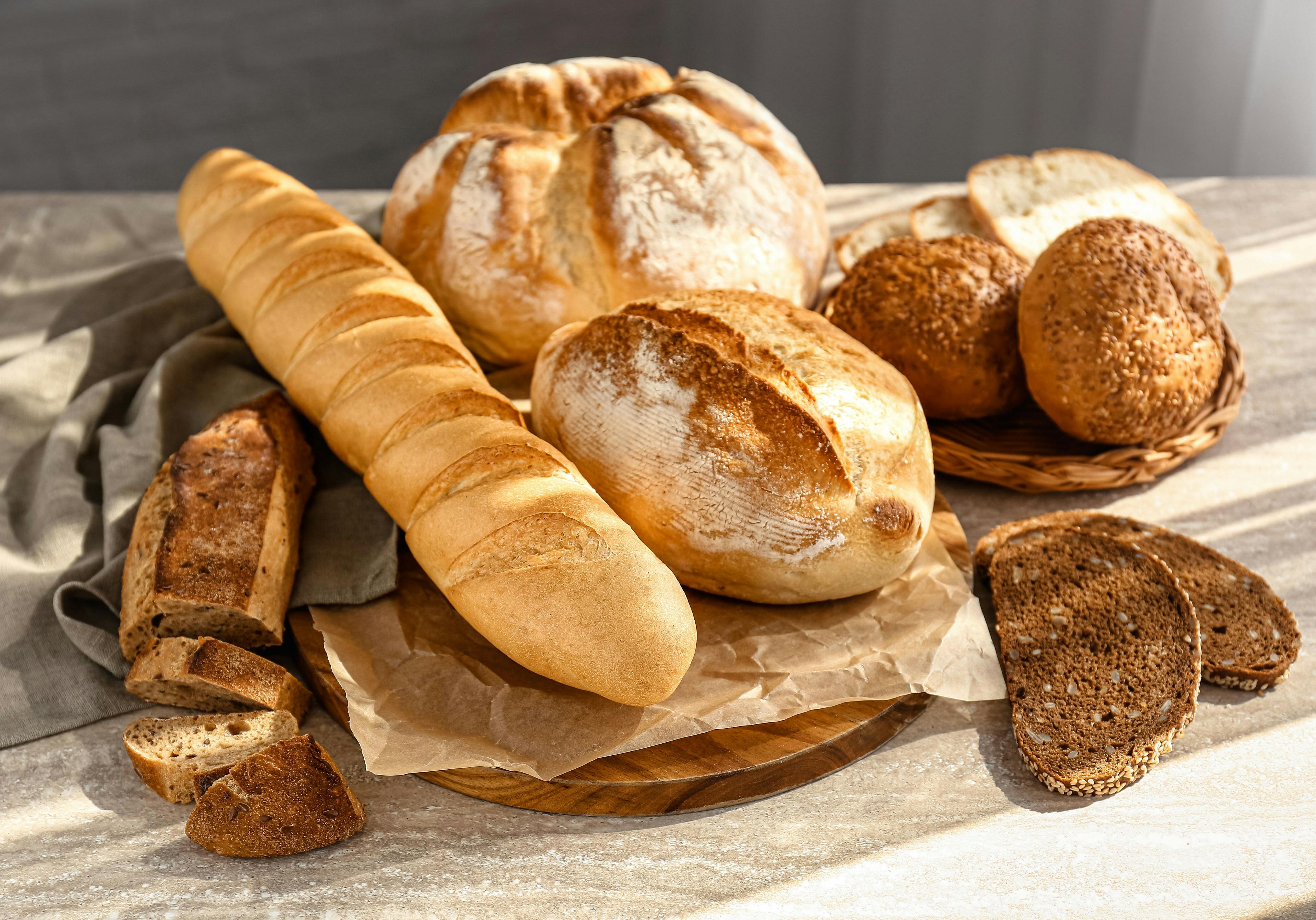 Various types of bread -- Image credit: Pixel-Shot | stock.adobe.com
