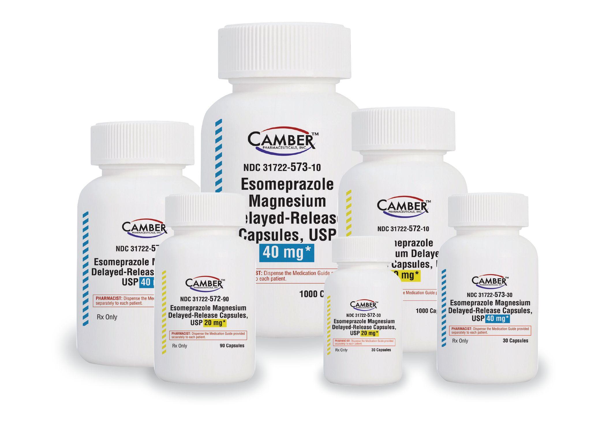 Camber Pharma Launches Generic Nexium Delayed-Release Capsules