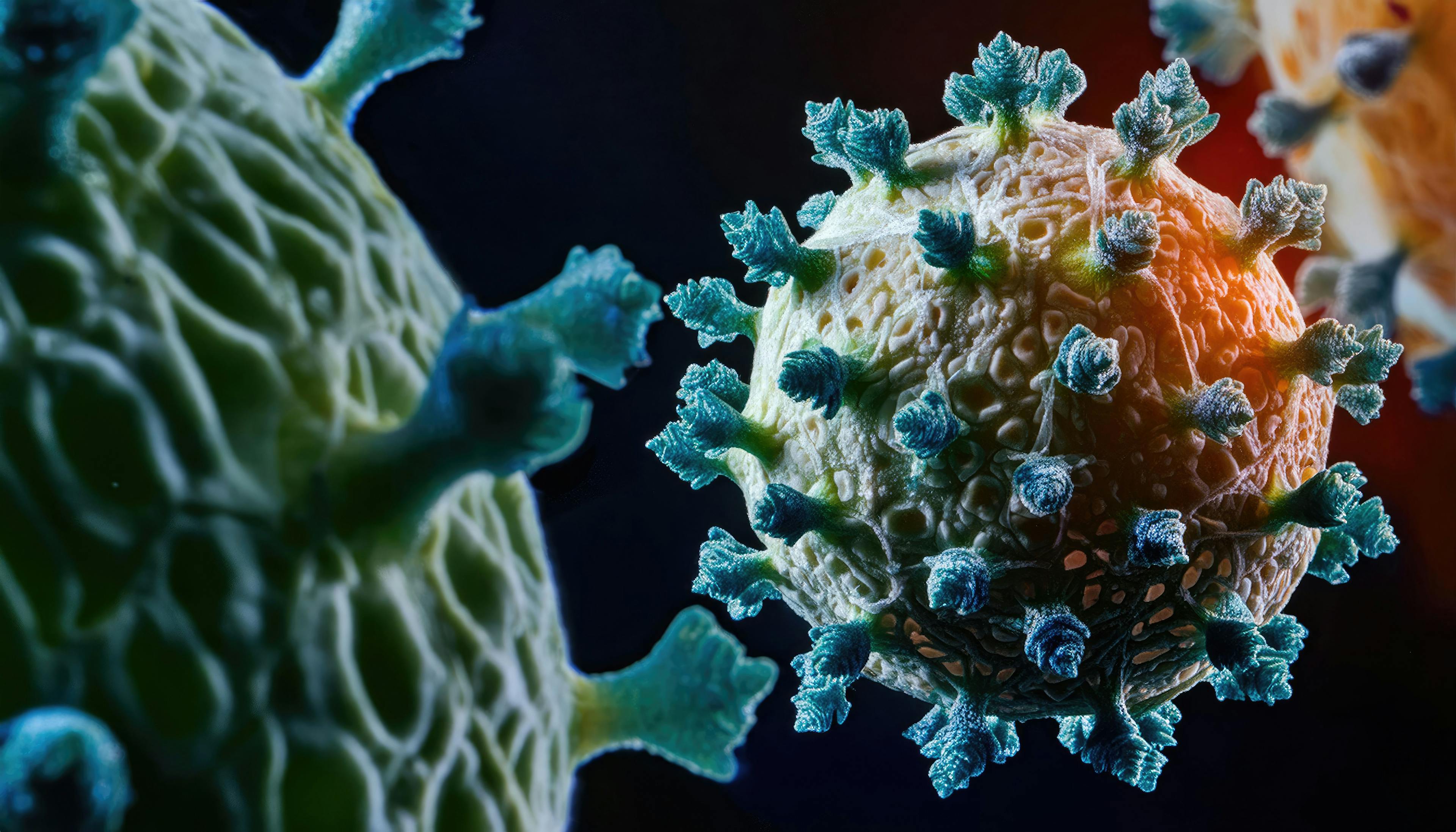 Respiratory Virus Genetic Material Micrograph - Image credit: GOLVR | stock.adobe.com