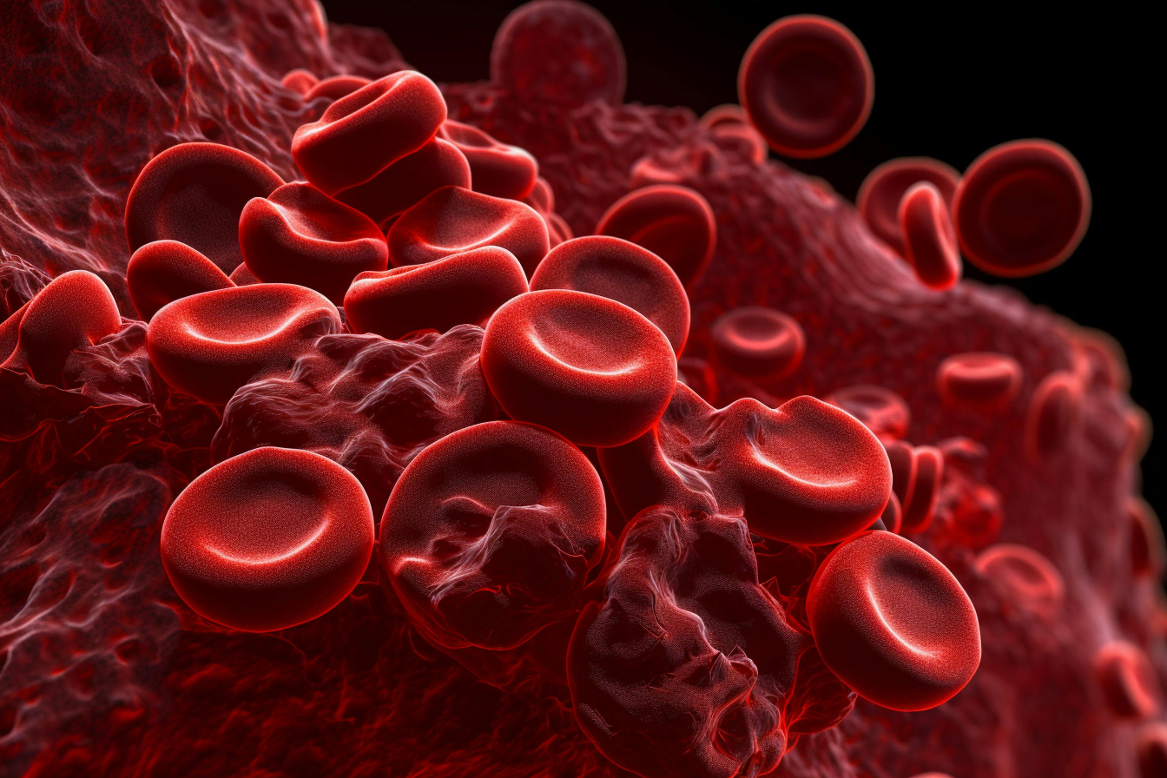 Platelets forming a blood clot, Hematology, Hemophilia A, AI Generative | Image Credit: Катерина Євтехова - stock.adobe.com