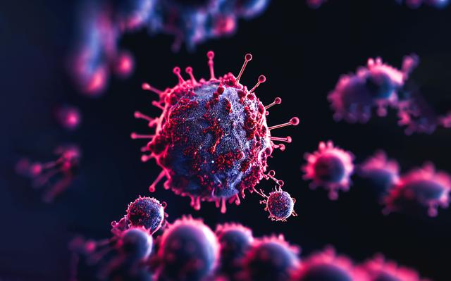 Covid-19 SARS-Cov-2 virus mutation, new strains, new dominant variation, SARS-COV-2 mutations 3d rendering