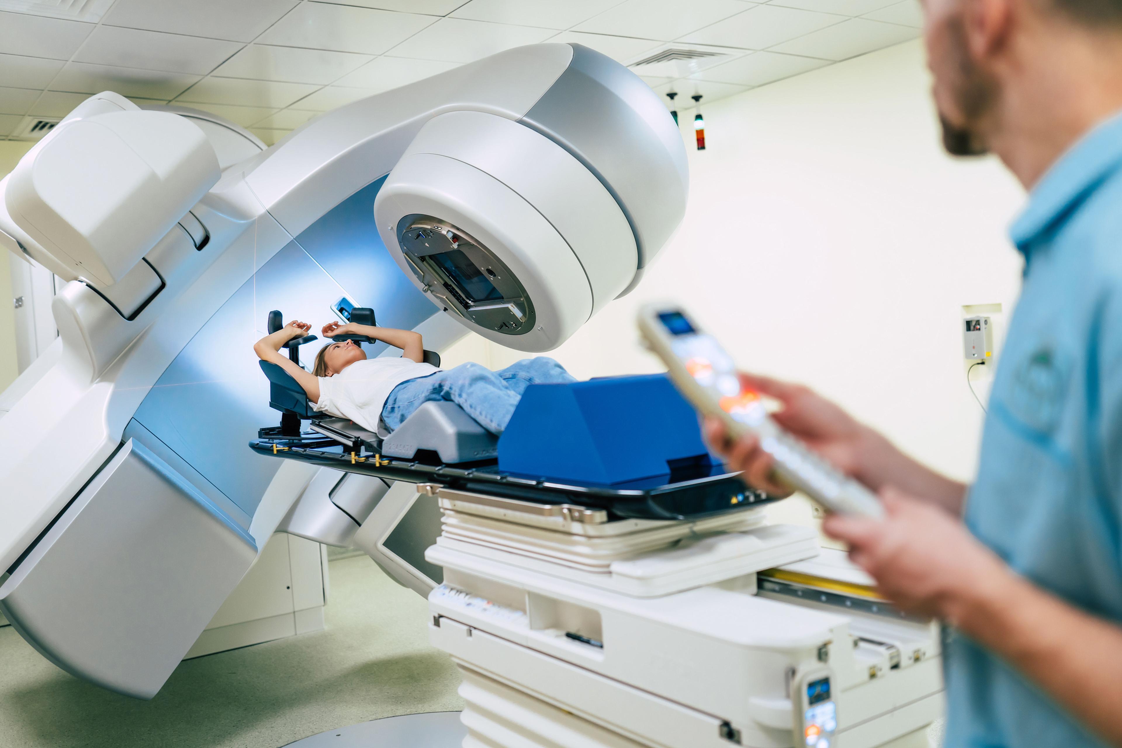 Patient receiving radiation therapy -- Image credit: My Ocean studio | stock.adobe.com