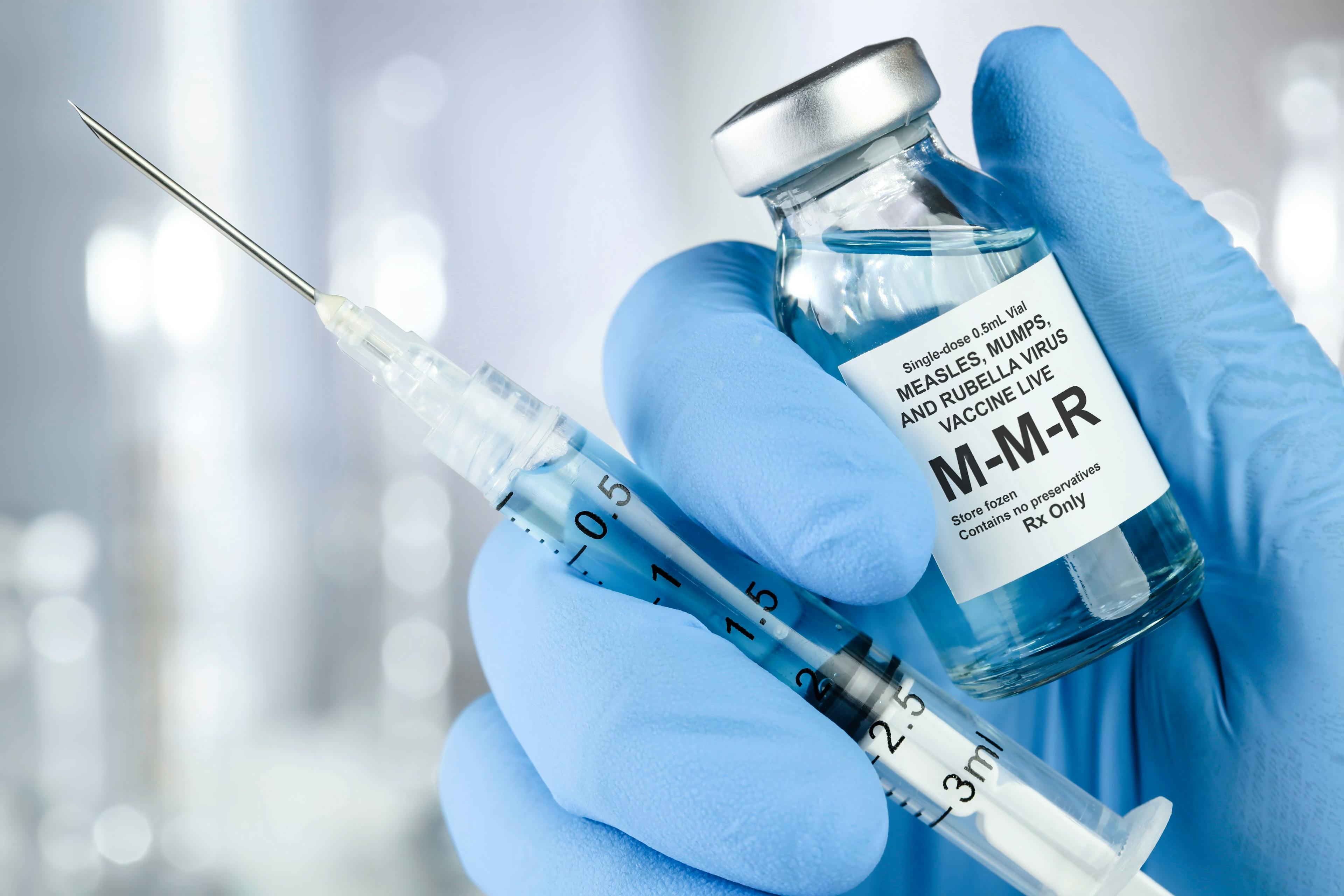 Measles, mumps, and rubella vaccine -- Image credit: Leigh Prather | stock.adobe.com