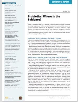 Probiotics: Where Is the Evidence?