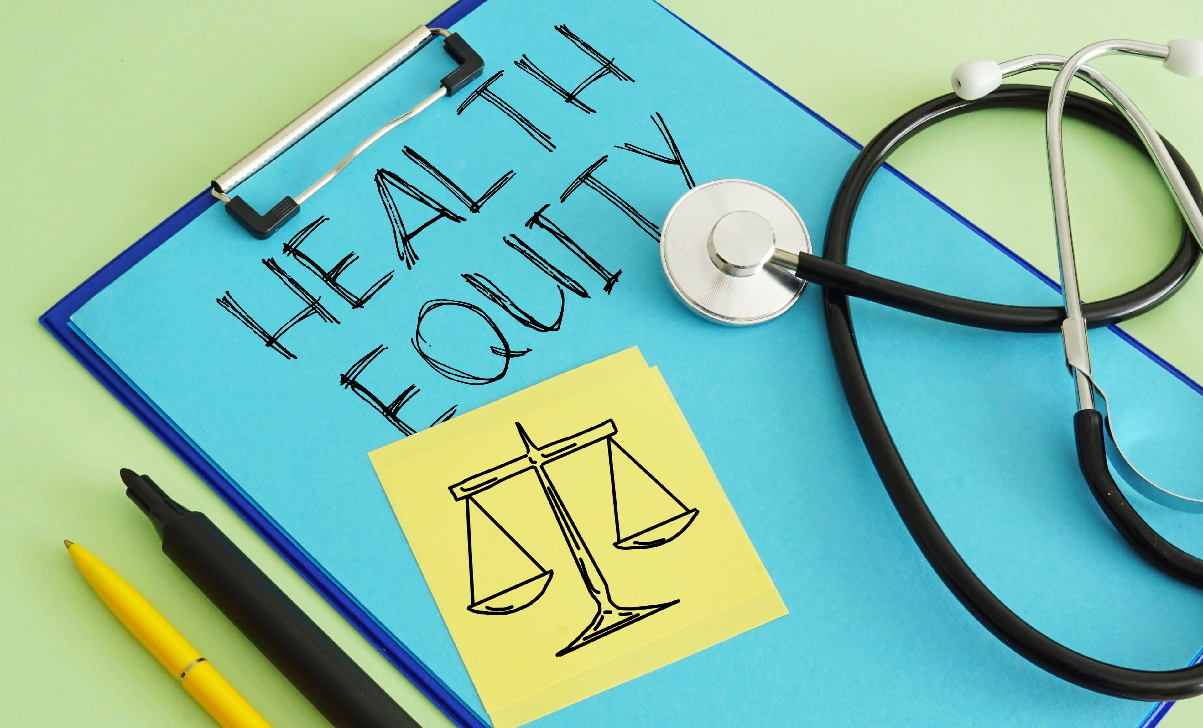 Health Equity is shown using the text - Image credit: Andrii | stock.adobe.com 