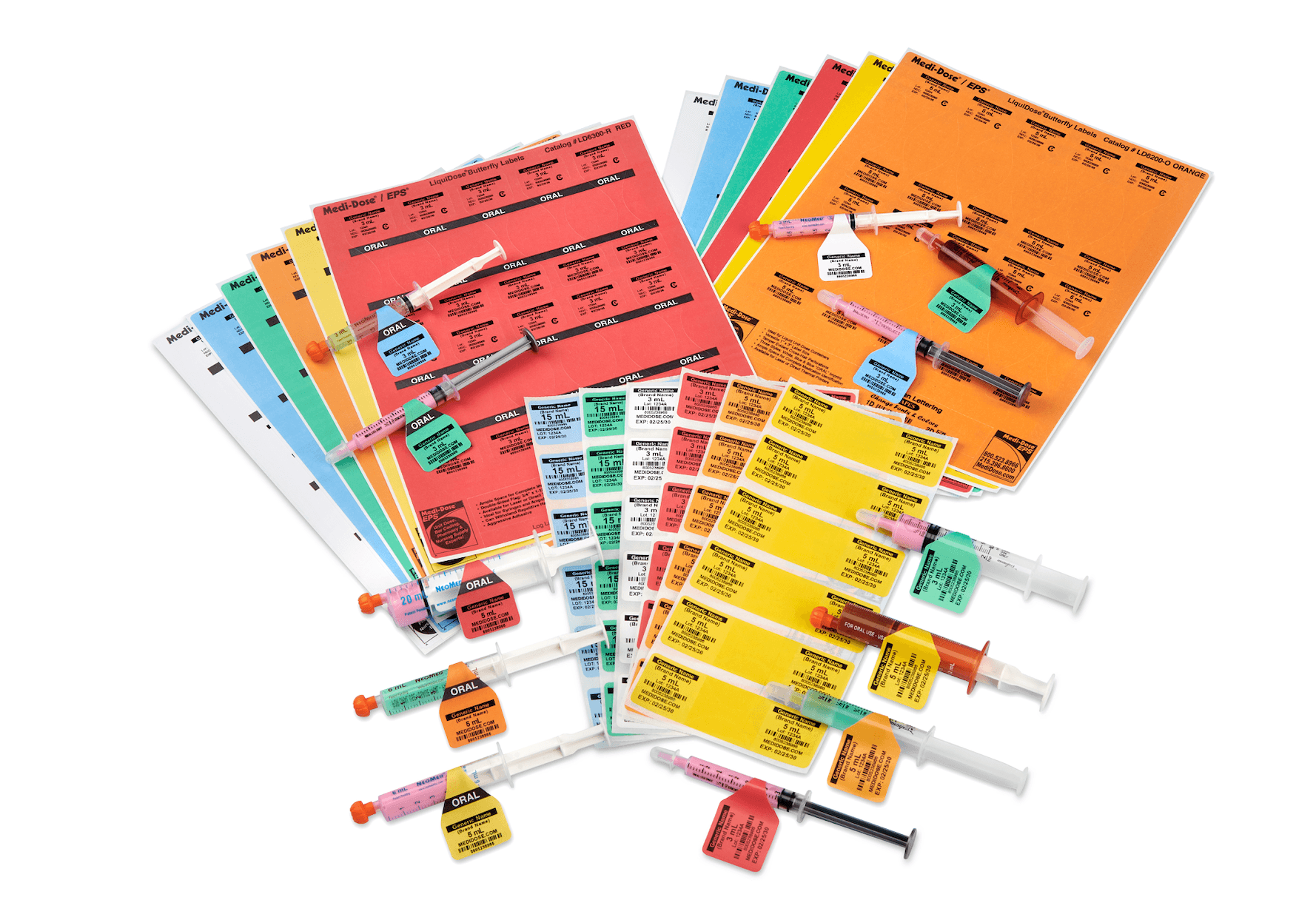 Medi-Dose Inc/EPS Inc Announces LiquiDose Direct Thermal Butterfly Labels in Five New Colors