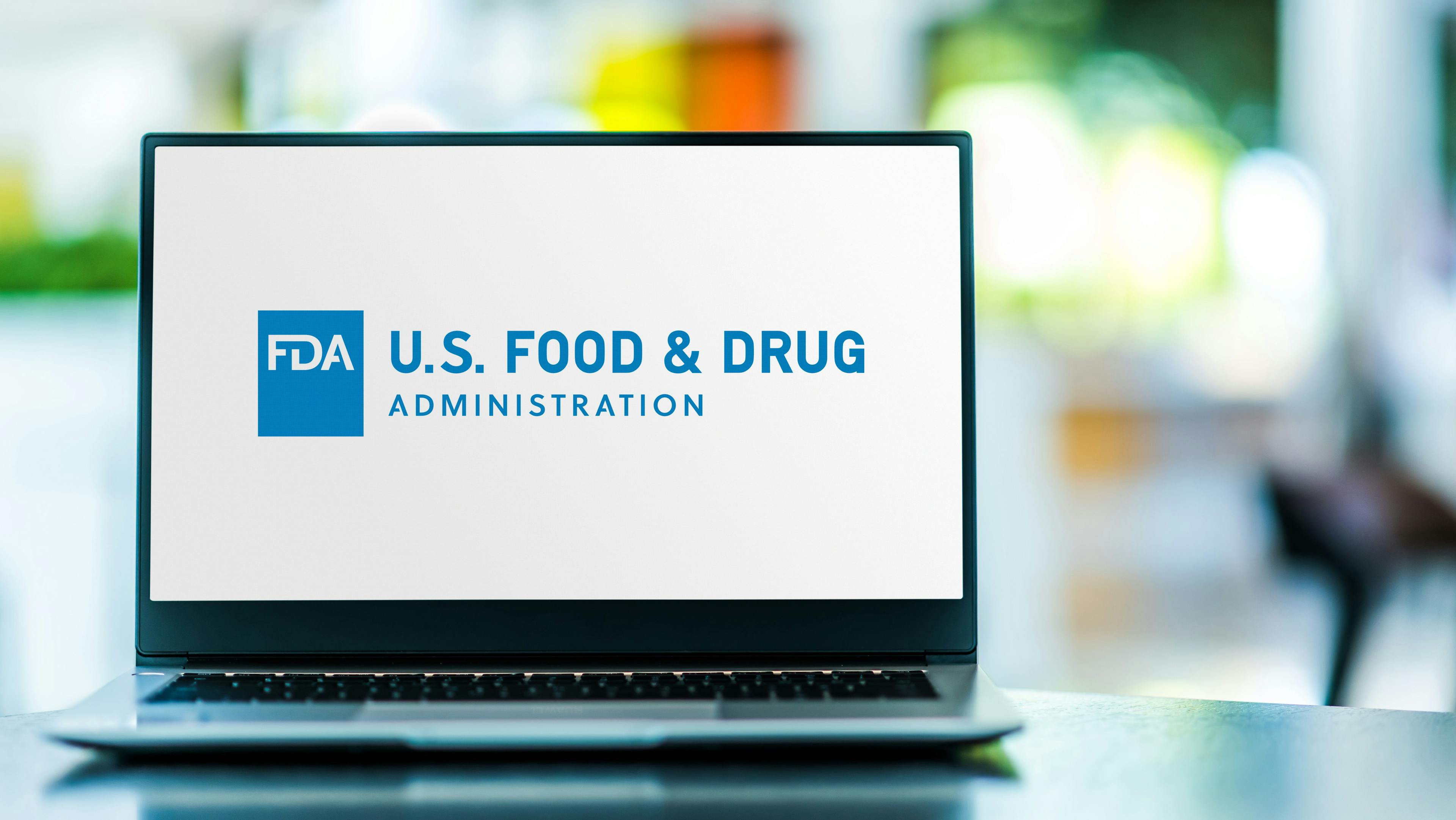 FDA logo on laptop -- Image credit: monticellllo | stock.adobe.com