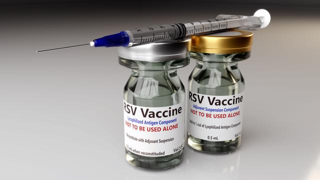 Vaccine vials used for Respiratory Syncytial Virus (RSV) with a syringe - Image credit: Peter Hansen | stock.adobe.com  