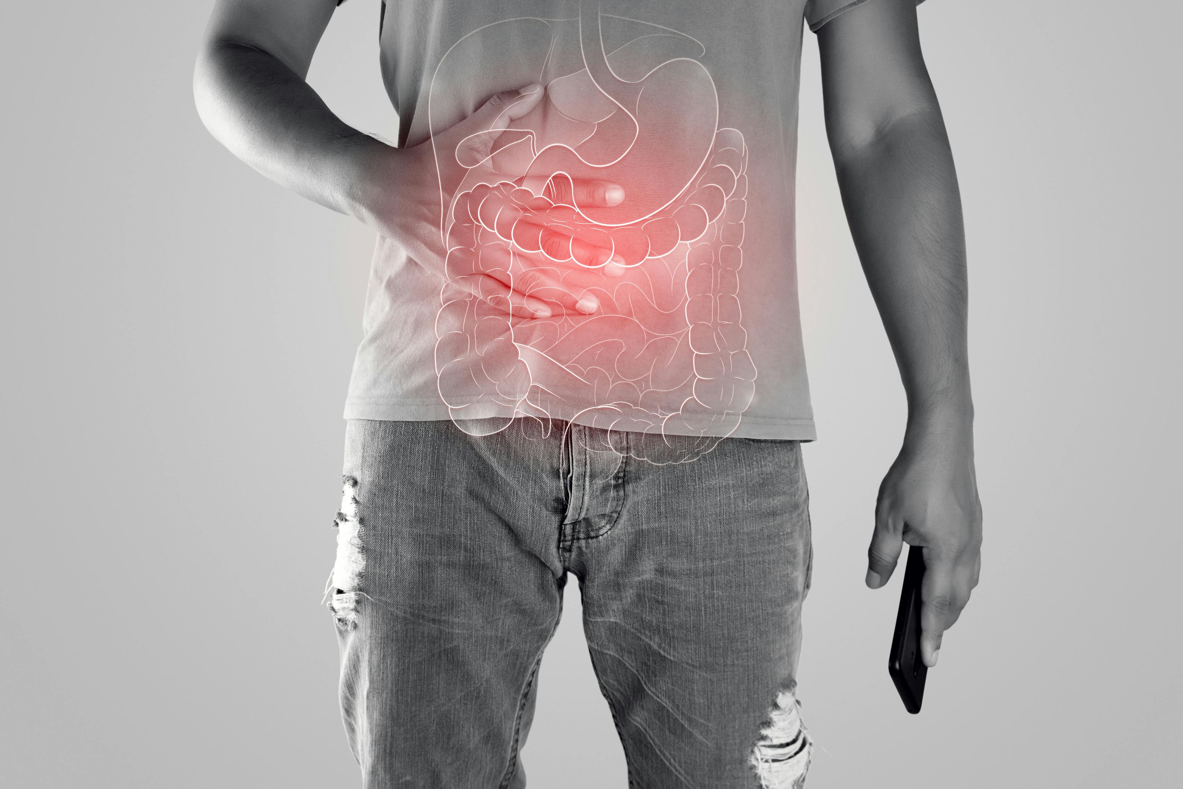 Man with digestive illness | Image credit: eddows | stock.adobe.com