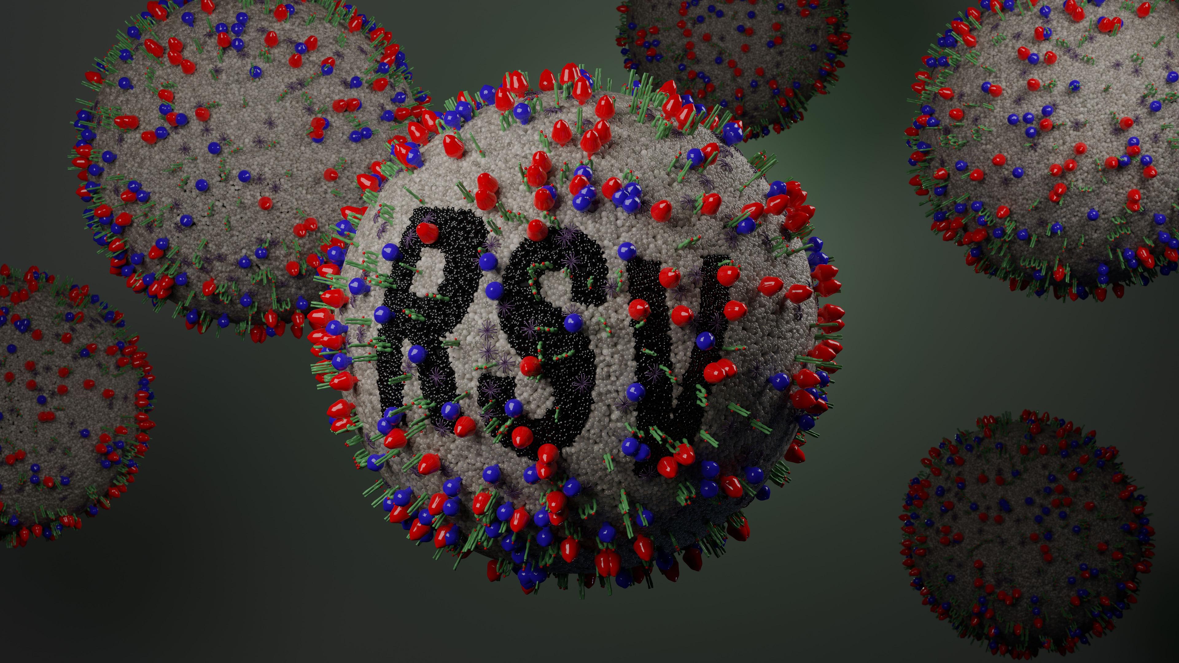 Illustration of Respiratory Syncytial Virus or RSV - Image credit: Peter Hansen | stock.adobe.com 