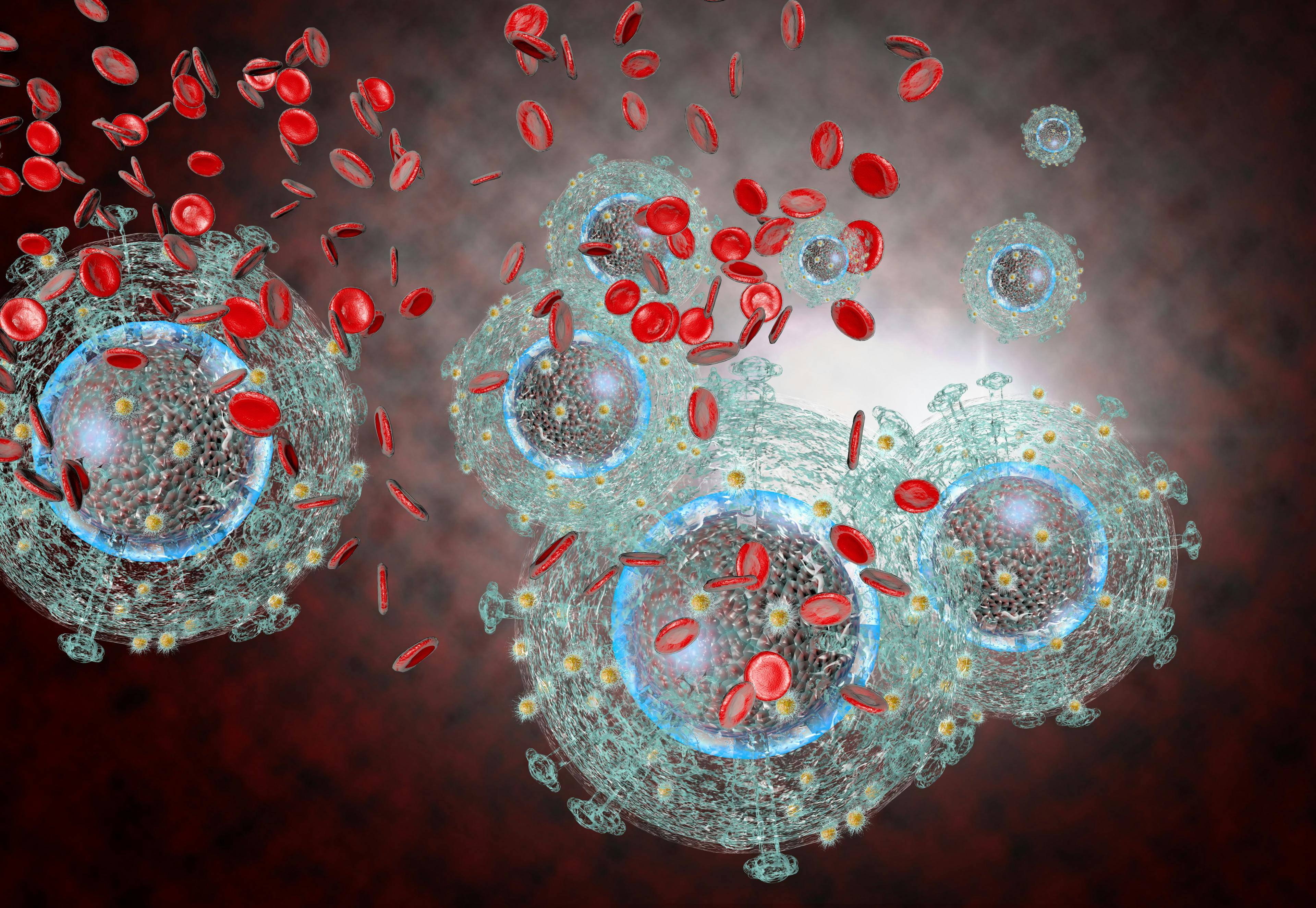 The HIV-AIDS virus visualized.
