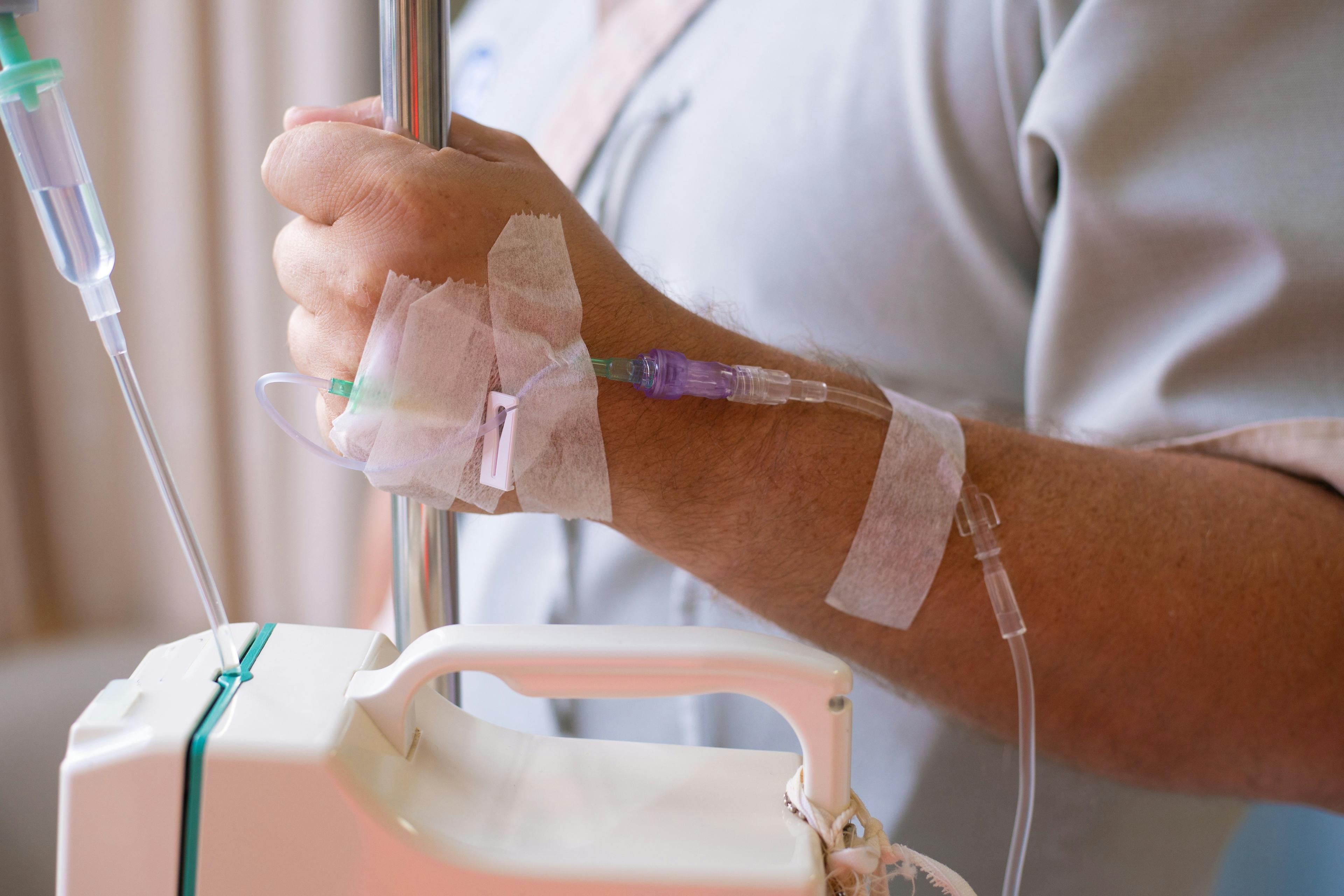 Patient receiving chemotherapy through IV -- Image credit: Denis | stock.adobe.com 
