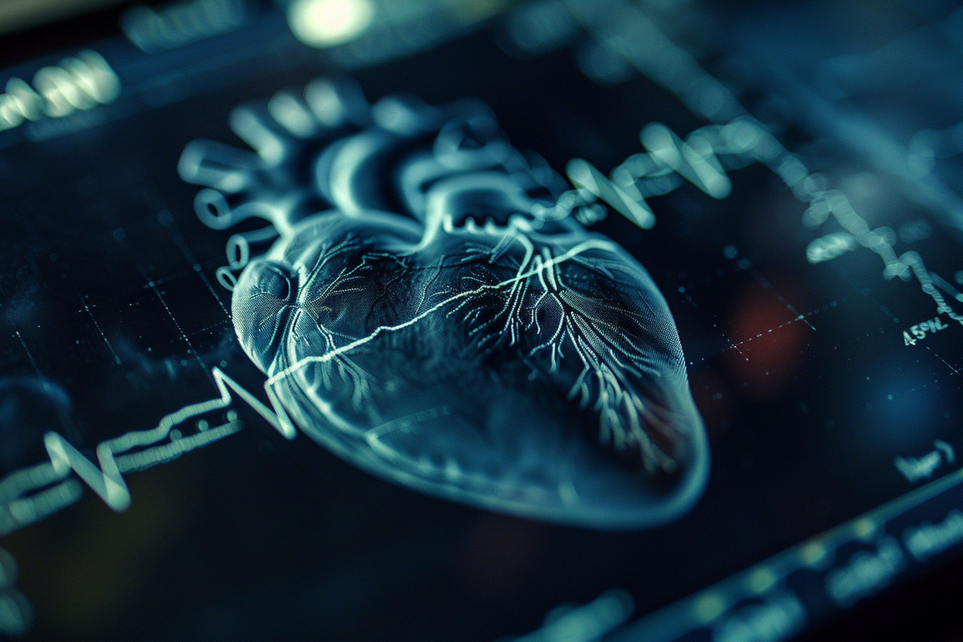 Image demonstrating arrhythmia. 