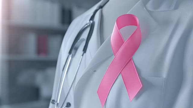 Pink ribbon for breast cancer awareness -- Image credit: CozyDigital | stock.adobe.com