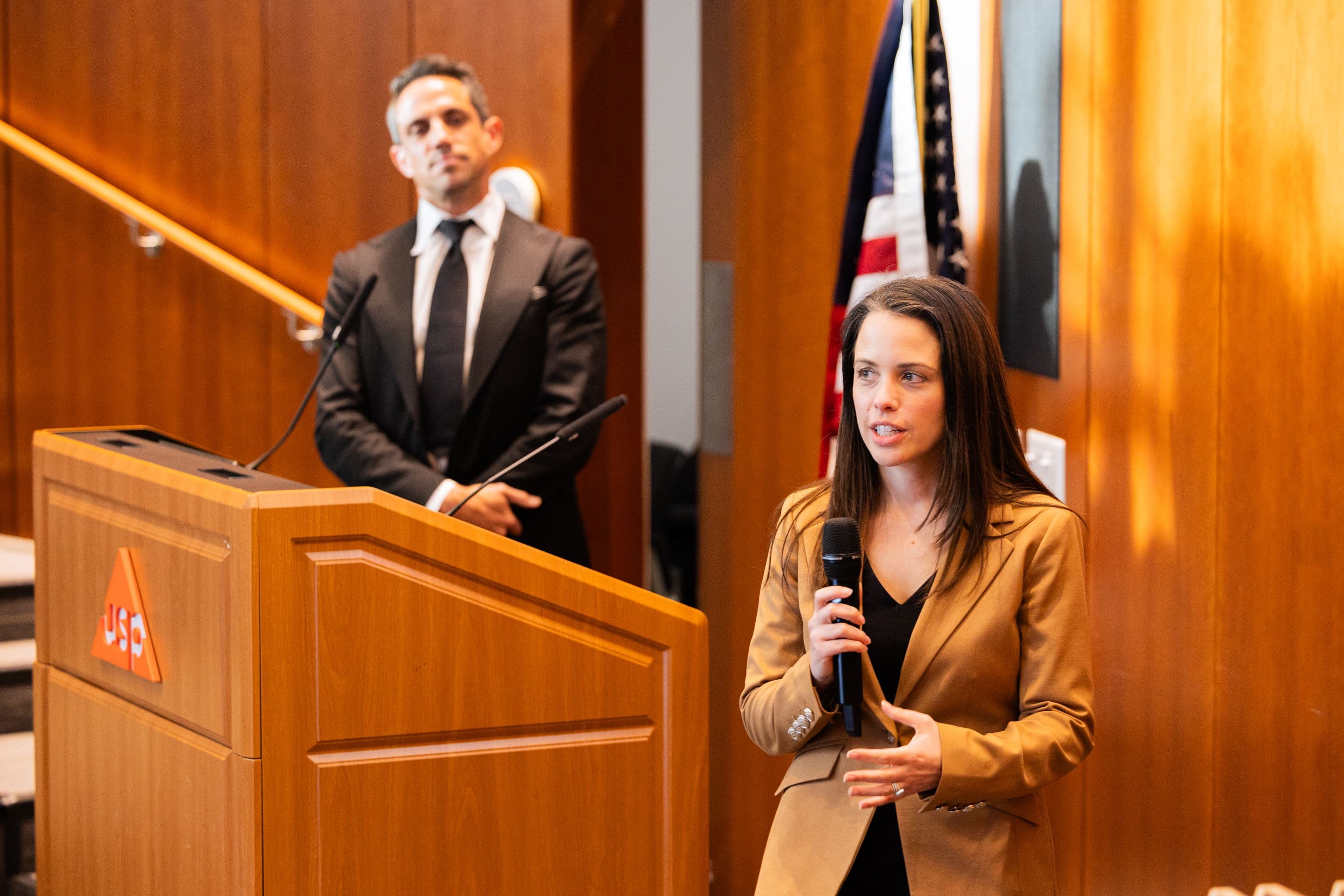 American Society of Pharmacovigilance president Sara Rogers, PharmD, BCPS, presented the awards during the STRIPE Annual Meeting and Workshop at US Pharmacopeia headquarters in Rockville, Maryland. Image Credit: American Society of Pharmacovigilance